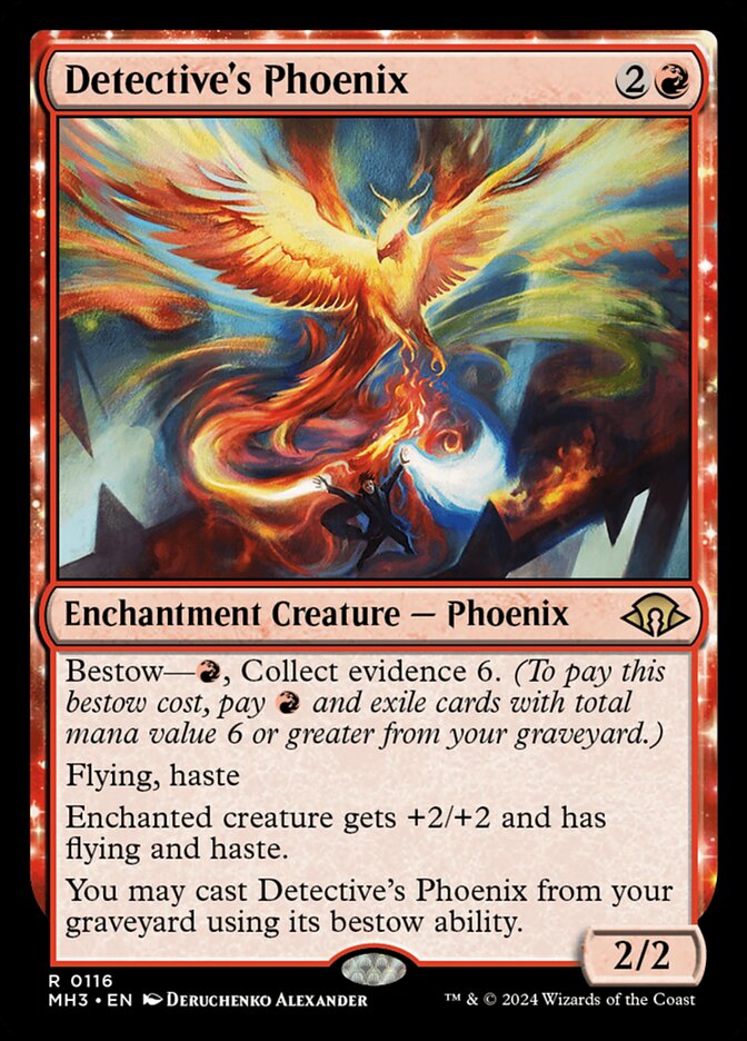 Detective's Phoenix 116 (Modern Horizons 3)  - Foil | Chromatic Games