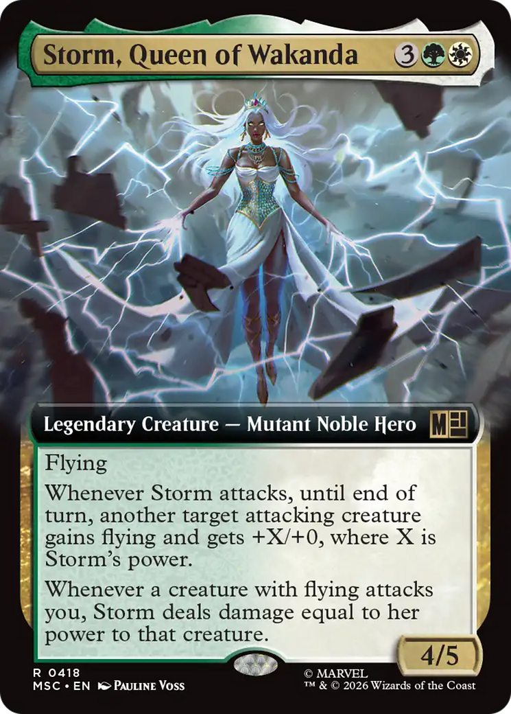Storm, Queen of Wakanda (Extended Art) [Marvel Super Heroes Commander] | Chromatic Games