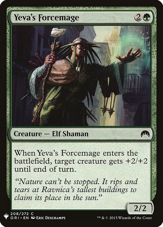 Yeva's Forcemage [Mystery Booster] | Chromatic Games