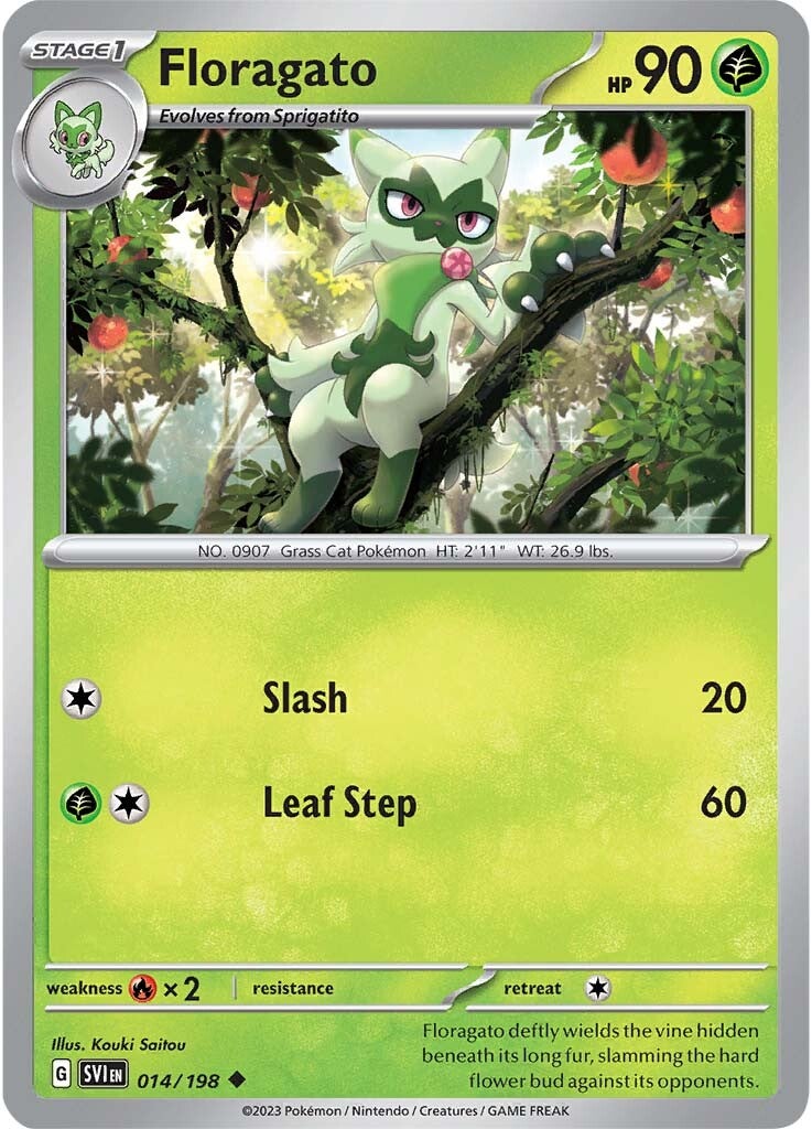 Floragato (014/198) [Scarlet & Violet: Base Set] | Chromatic Games