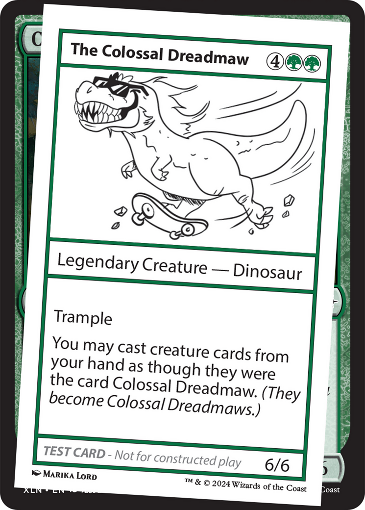 The Colossal Dreadmaw [Mystery Booster 2 Playtest Cards] | Chromatic Games