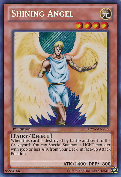 Shining Angel [LCYW-EN236] Secret Rare | Chromatic Games