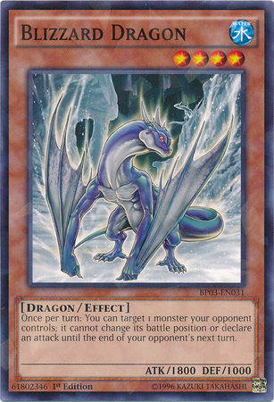 Blizzard Dragon [BP03-EN031] Shatterfoil Rare | Chromatic Games