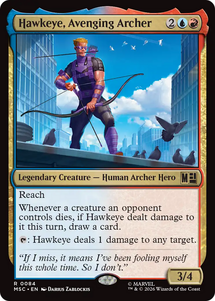 Hawkeye, Avenging Archer [Marvel Super Heroes Commander] | Chromatic Games