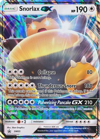 Snorlax GX (SM05) (Jumbo Card) [Sun & Moon: Black Star Promos] | Chromatic Games
