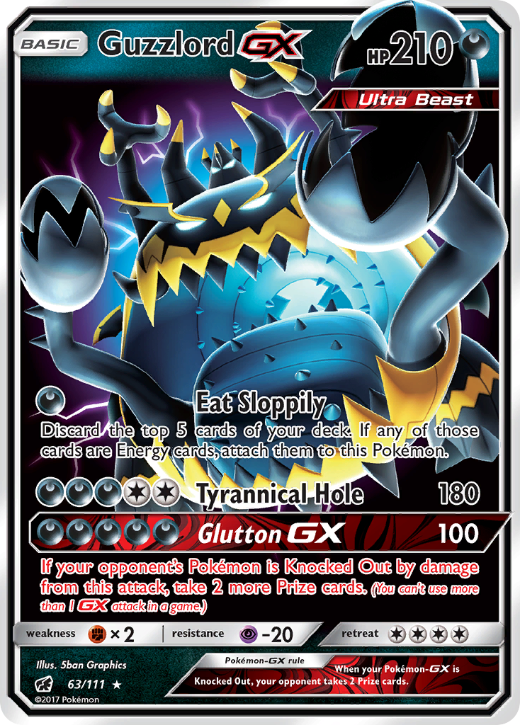 Guzzlord GX (63/111) [Sun & Moon: Crimson Invasion] | Chromatic Games