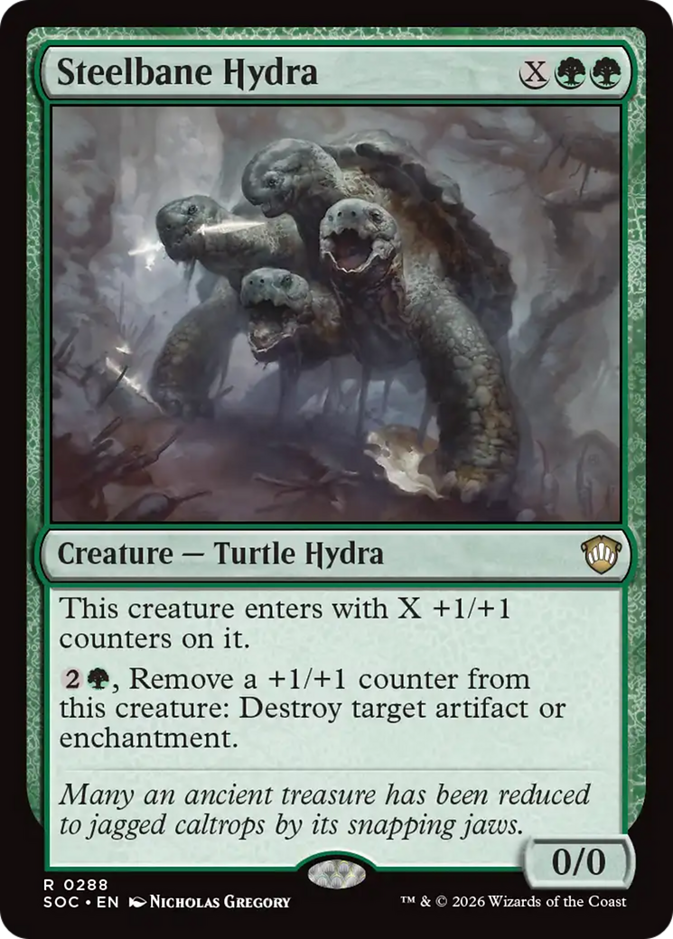 Steelbane Hydra [Secrets of Strixhaven Commander] | Chromatic Games