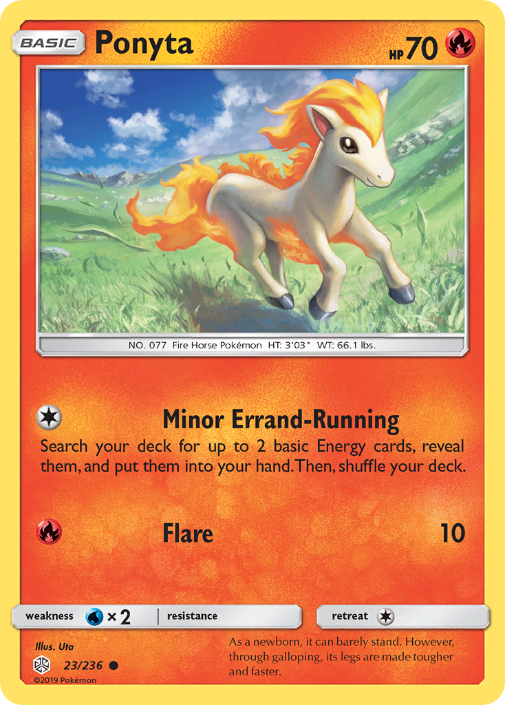 Ponyta (23/236) [Sun & Moon: Cosmic Eclipse] | Chromatic Games