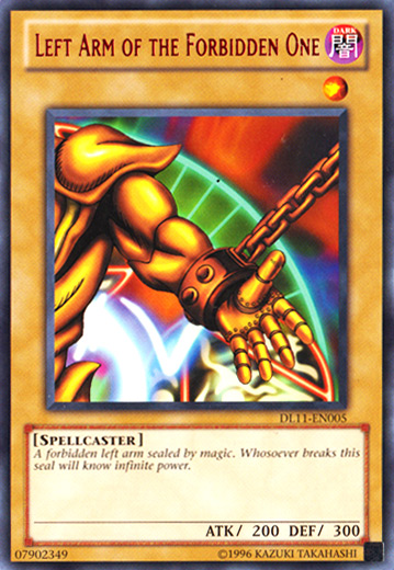 Left Arm of the Forbidden One (Red) [DL11-EN005] Rare | Chromatic Games