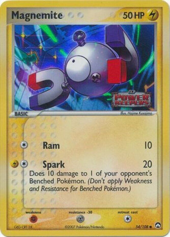 Magnemite (54/108) (Stamped) [EX: Power Keepers] | Chromatic Games