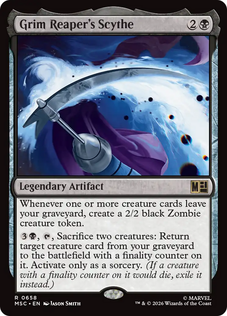 Grim Reaper's Scythe [Marvel Super Heroes Commander] | Chromatic Games