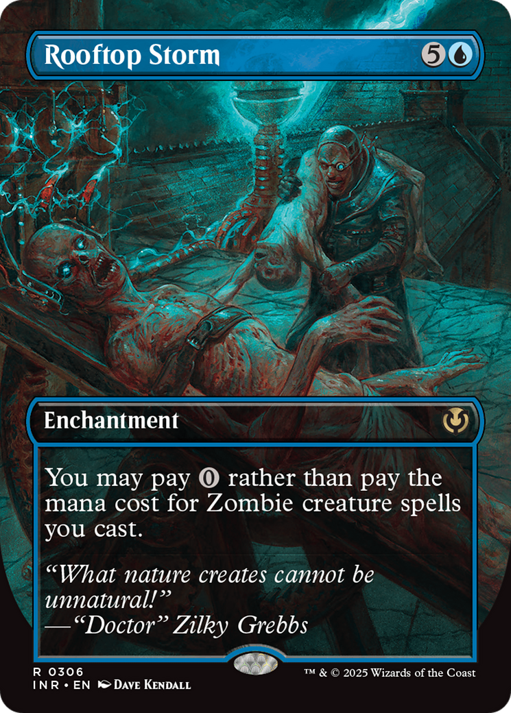 Rooftop Storm (Borderless) [Innistrad Remastered] | Chromatic Games