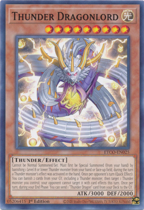 Thunder Dragonlord [ETCO-EN025] Common | Chromatic Games