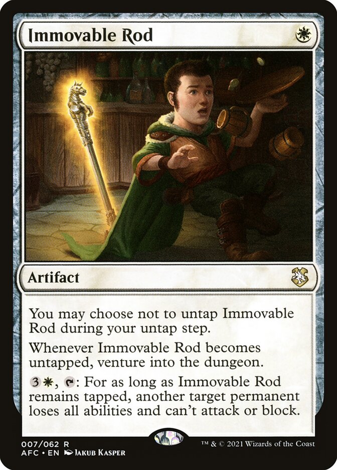 Immovable Rod 7/62 (Commander: Adventures in the Forgotten Realms)  | Chromatic Games