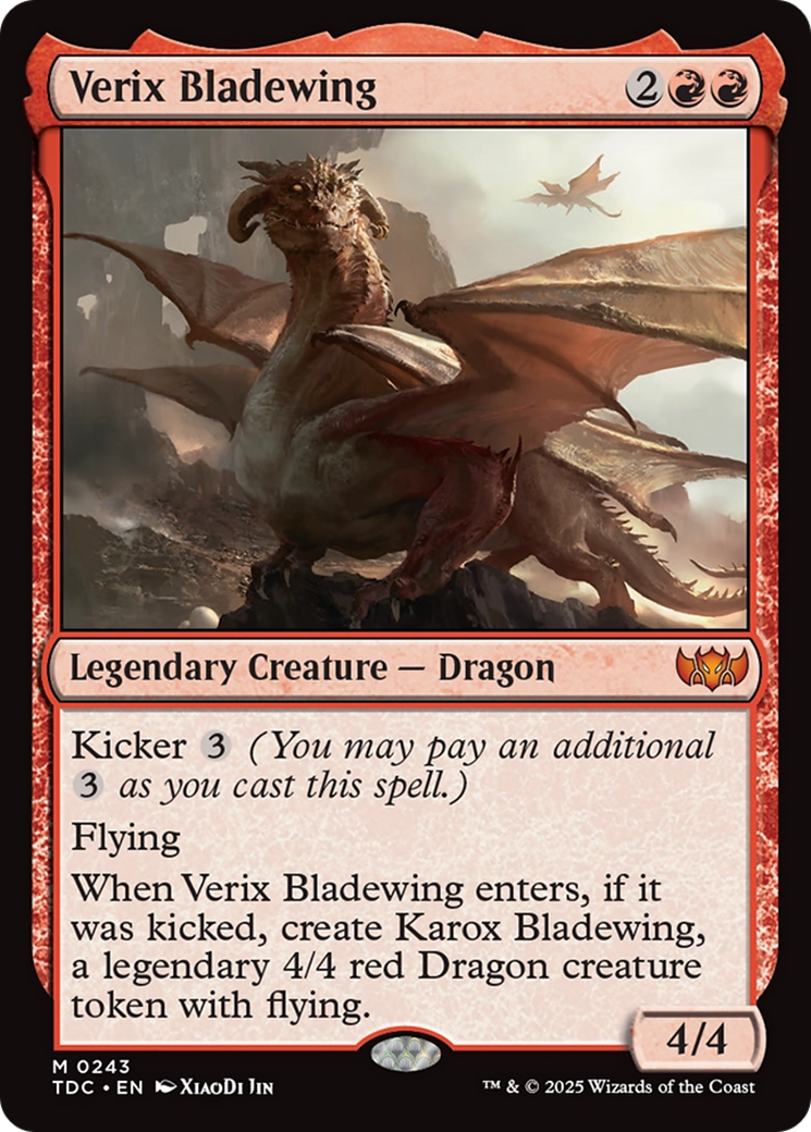 Verix Bladewing [Tarkir: Dragonstorm Commander] | Chromatic Games