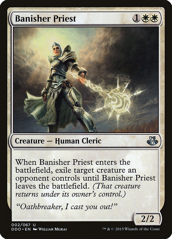 Banisher Priest [Duel Decks: Elspeth vs. Kiora] | Chromatic Games