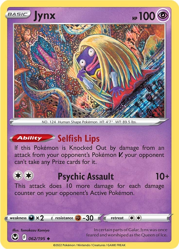 Jynx (062/195) [Sword & Shield: Silver Tempest] | Chromatic Games