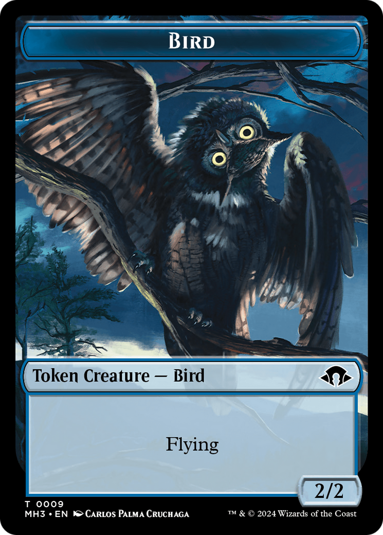 Eldrazi Spawn // Bird Double-Sided Token [Modern Horizons 3 Tokens] | Chromatic Games