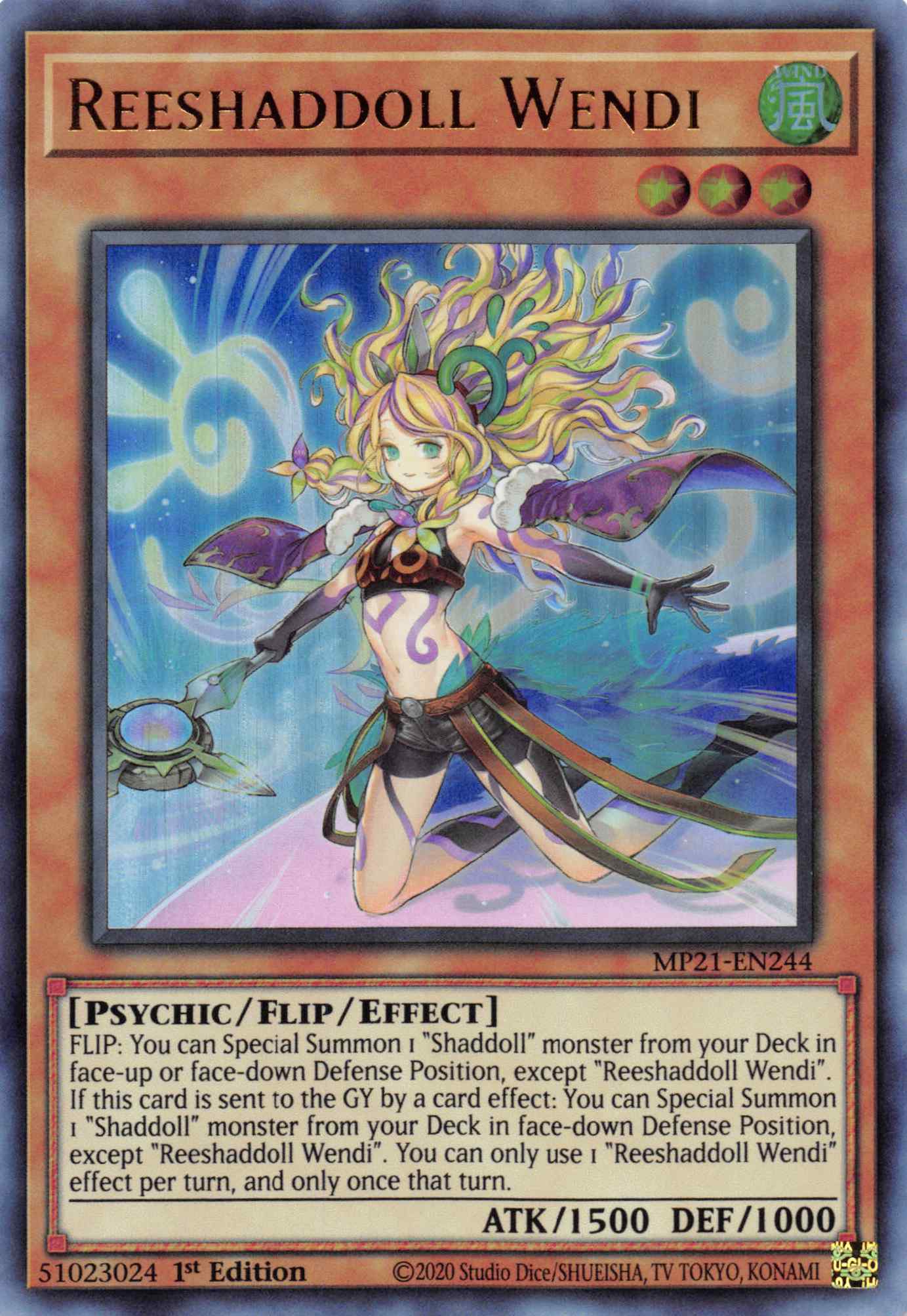 Reeshaddoll Wendi [MP21-EN244] Ultra Rare | Chromatic Games