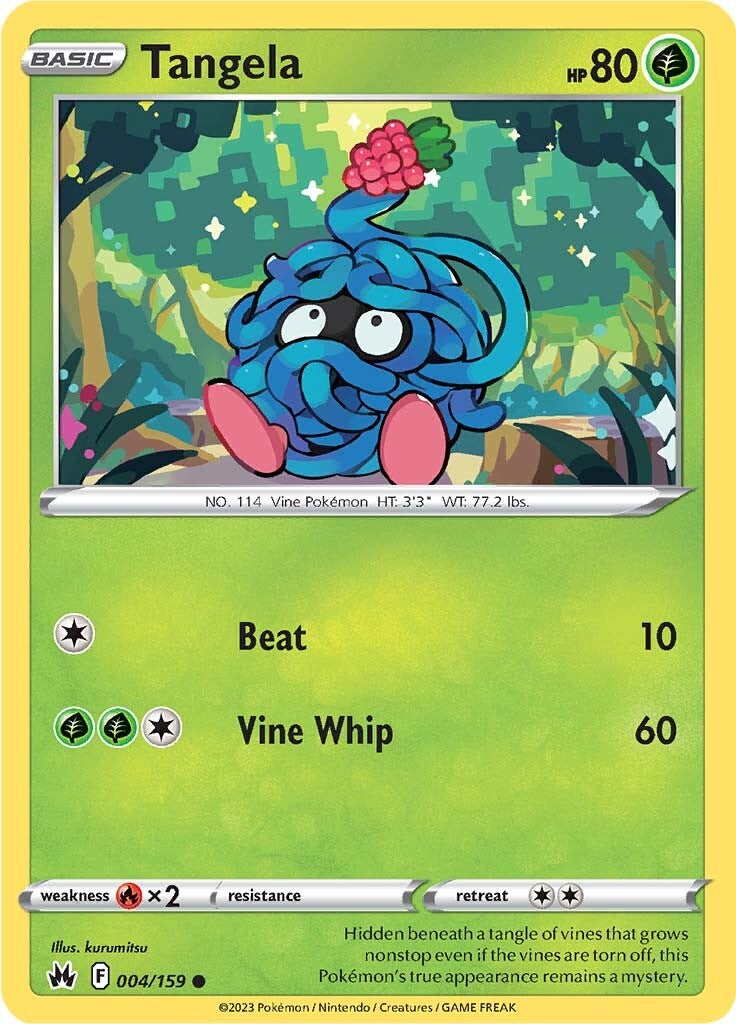 Tangela (004/159) [Sword & Shield: Crown Zenith] | Chromatic Games