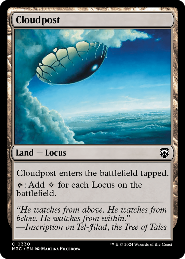 Cloudpost (Ripple Foil) [Modern Horizons 3 Commander] | Chromatic Games