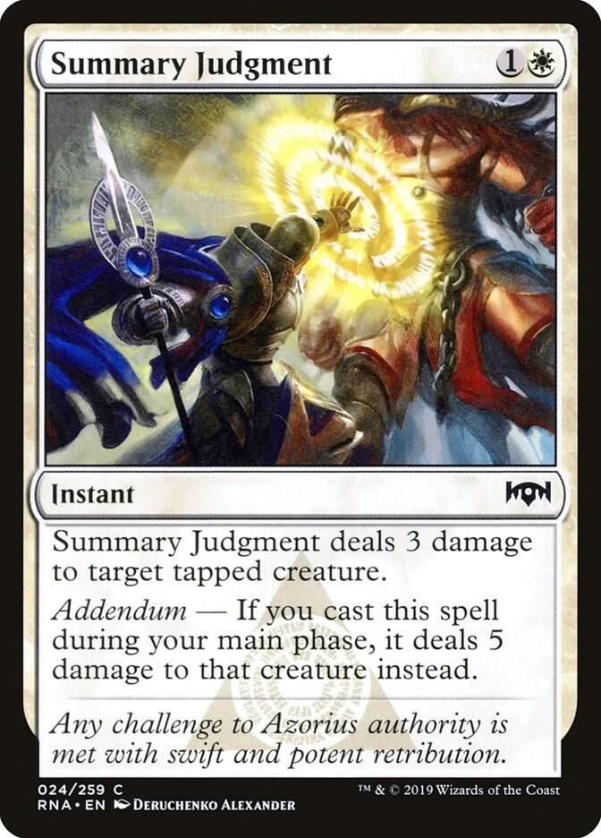 Summary Judgment 24/259 (Ravnica Allegiance)  | Chromatic Games