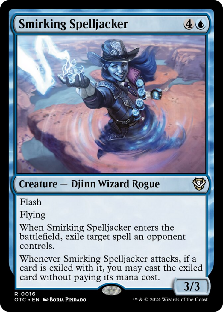 Smirking Spelljacker [Outlaws of Thunder Junction Commander] | Chromatic Games