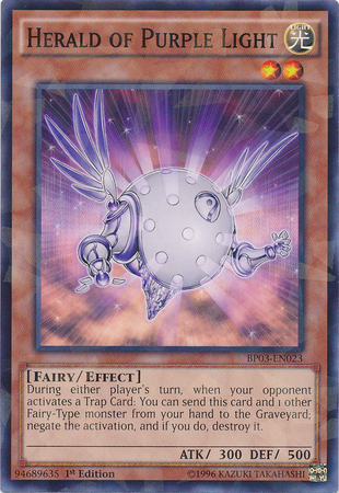 Herald of Purple Light [BP03-EN023] Shatterfoil Rare | Chromatic Games