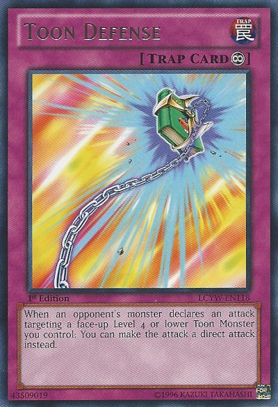 Toon Defense [LCYW-EN118] Rare | Chromatic Games