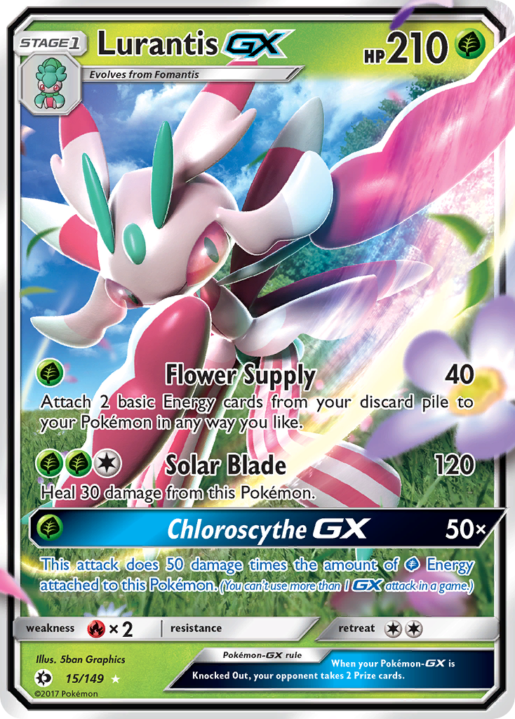 Lurantis GX (15/149) [Sun & Moon: Base Set] | Chromatic Games