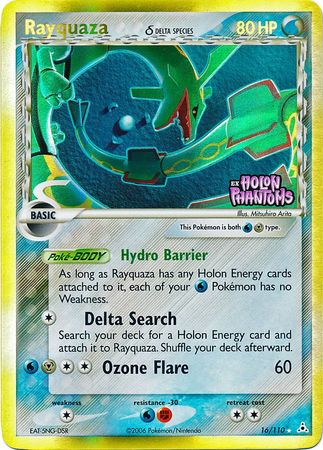 Rayquaza (16/110) (Delta Species) (Stamped) [EX: Holon Phantoms] | Chromatic Games