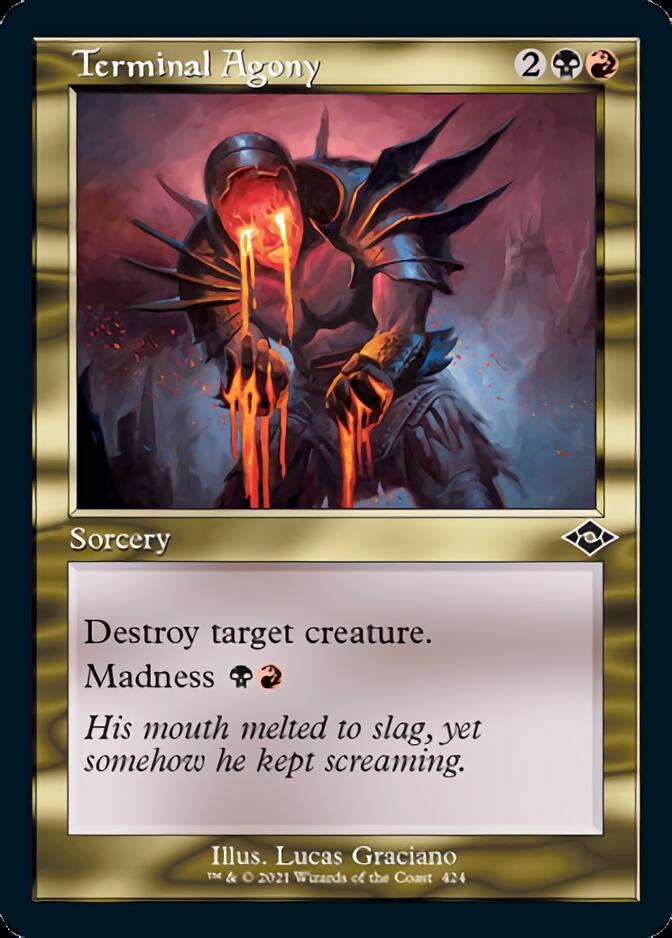 Terminal Agony (Retro Foil Etched) [Modern Horizons 2] | Chromatic Games