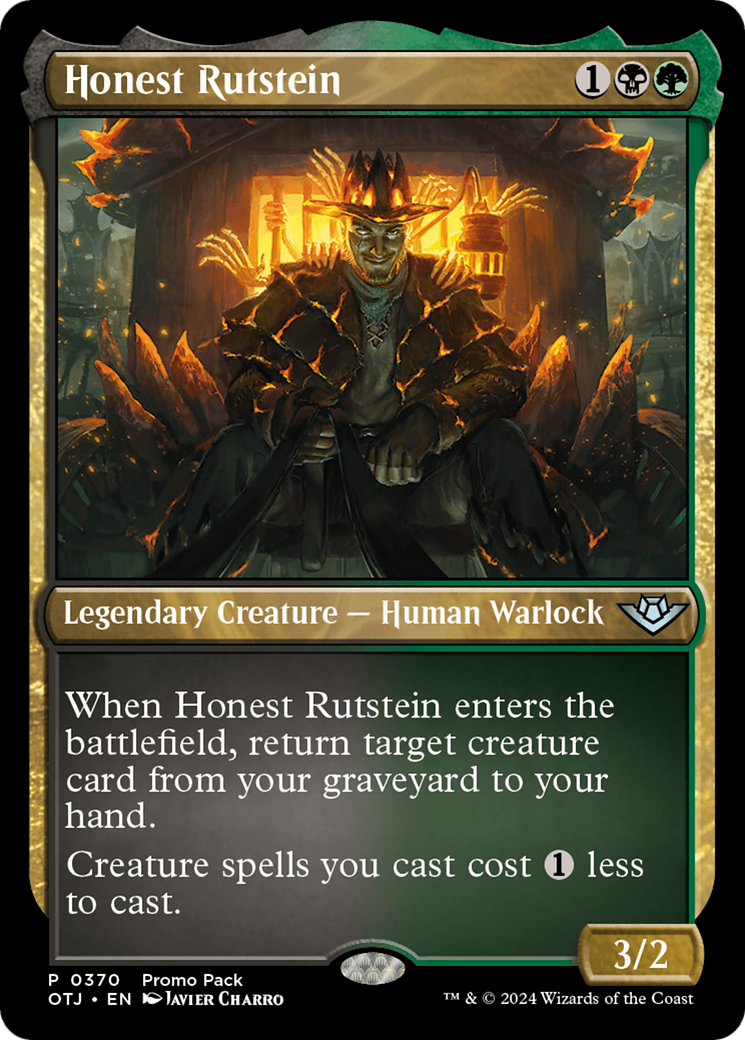 Honest Rutstein (Promo Pack) [Outlaws of Thunder Junction Promos] | Chromatic Games