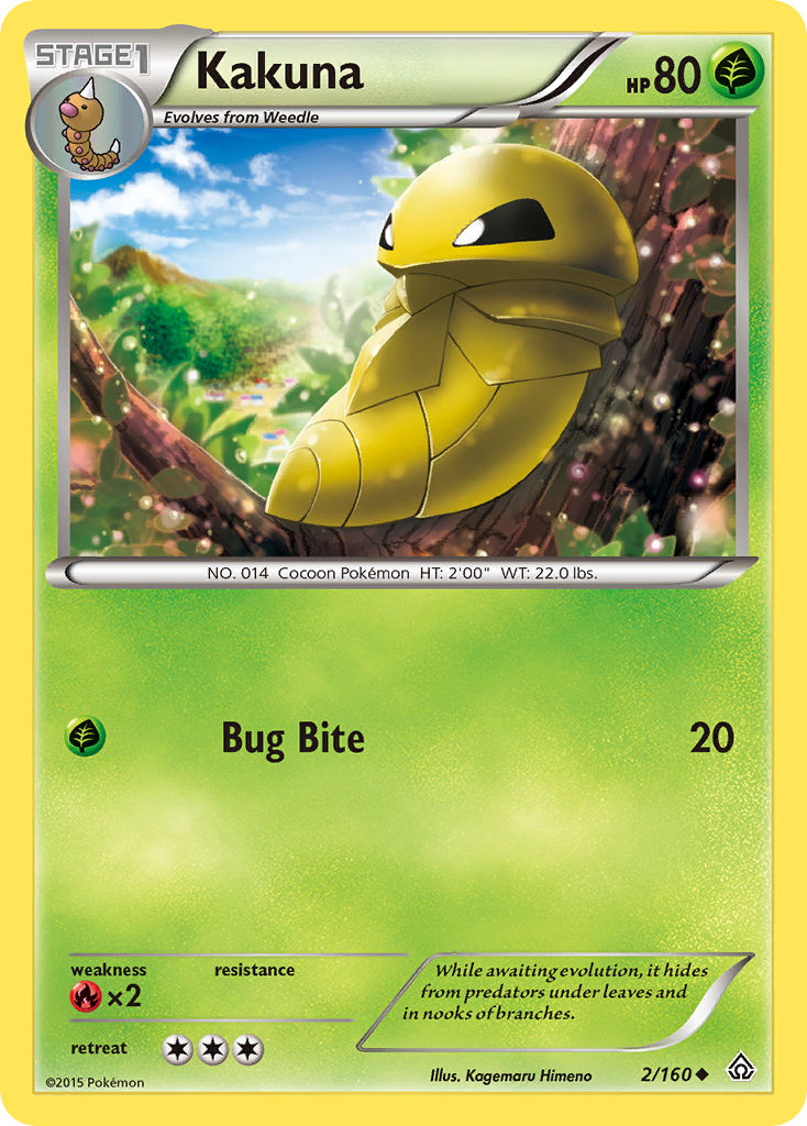 Kakuna (2/160) [XY: Primal Clash] | Chromatic Games