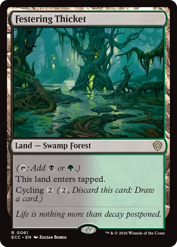Festering Thicket [Lorwyn Eclipsed Commander] | Chromatic Games