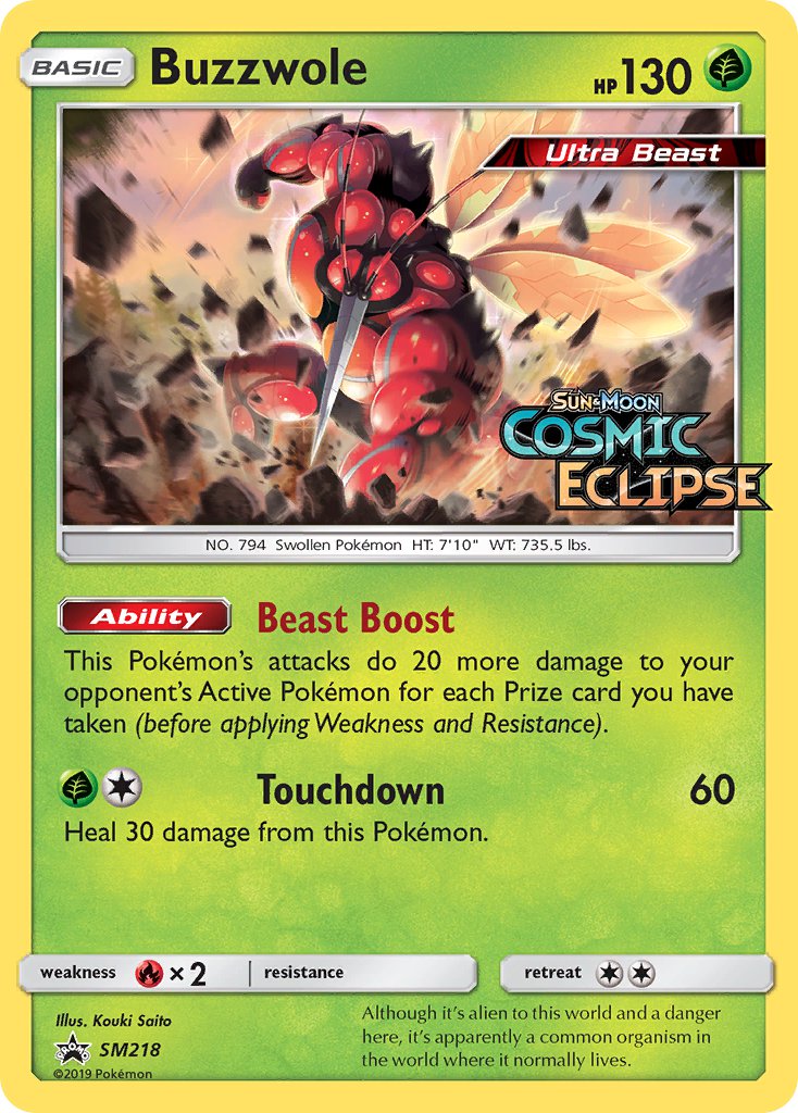Buzzwole (SM218) [Sun & Moon: Black Star Promos] | Chromatic Games