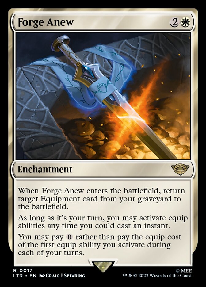 Forge Anew 17 (Universes Beyond: The Lord of the Rings: Tales of Middle-earth)  - Foil | Chromatic Games