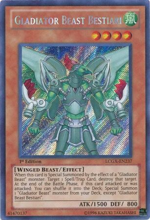Gladiator Beast Bestiari [LCGX-EN237] Secret Rare | Chromatic Games