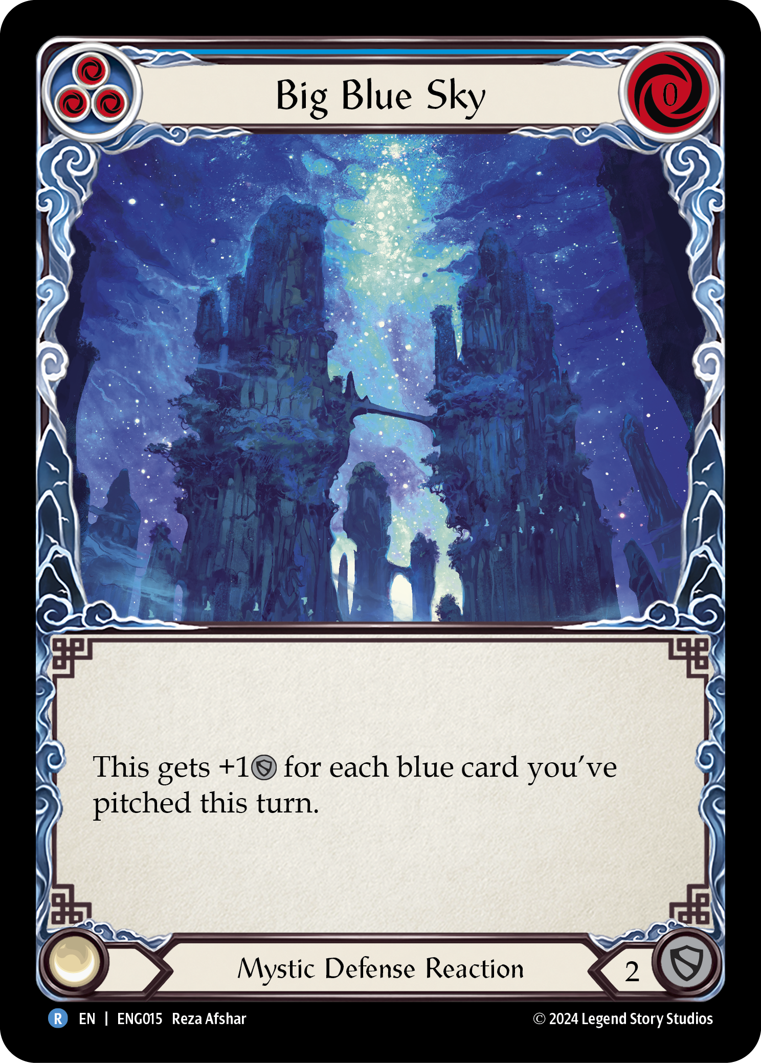 Big Blue Sky [ENG015] (Part the Mistveil Enigma Blitz Deck) | Chromatic Games