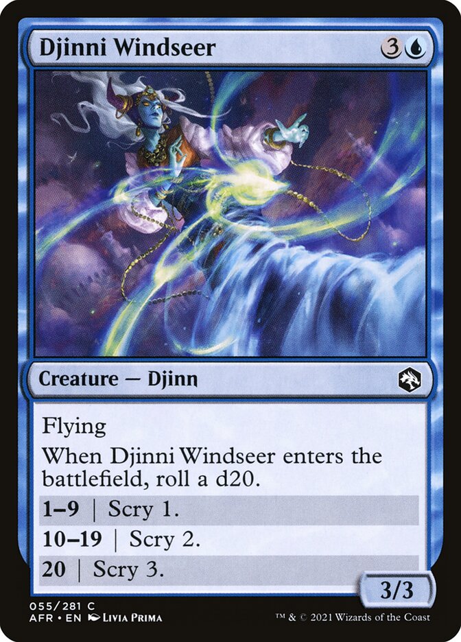Djinni Windseer 55 (Adventures in the Forgotten Realms)  | Chromatic Games