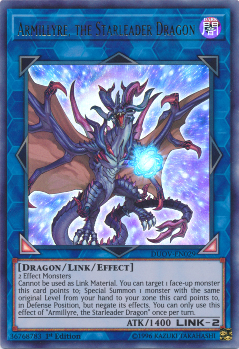 Armillyre, the Starleader Dragon [DUOV-EN029] Ultra Rare | Chromatic Games