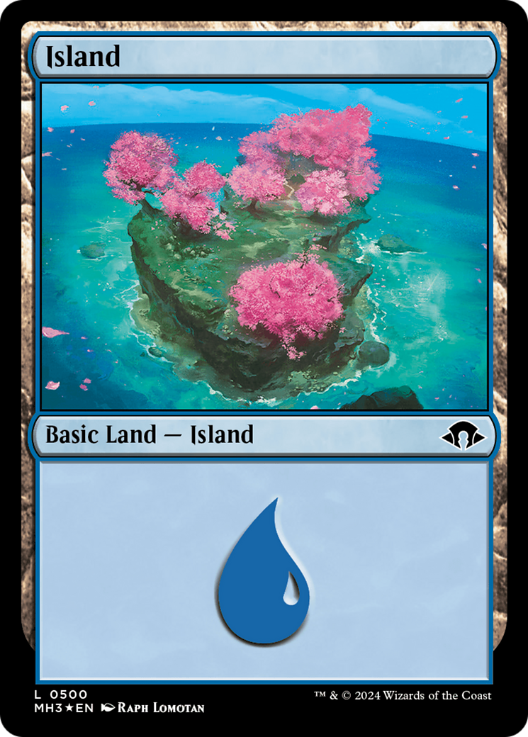 Island (0500) (Ripple Foil) [Modern Horizons 3] | Chromatic Games