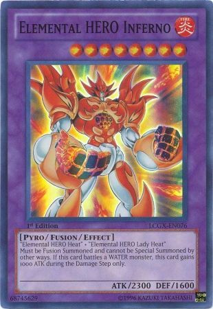 Elemental HERO Inferno [LCGX-EN076] Super Rare | Chromatic Games