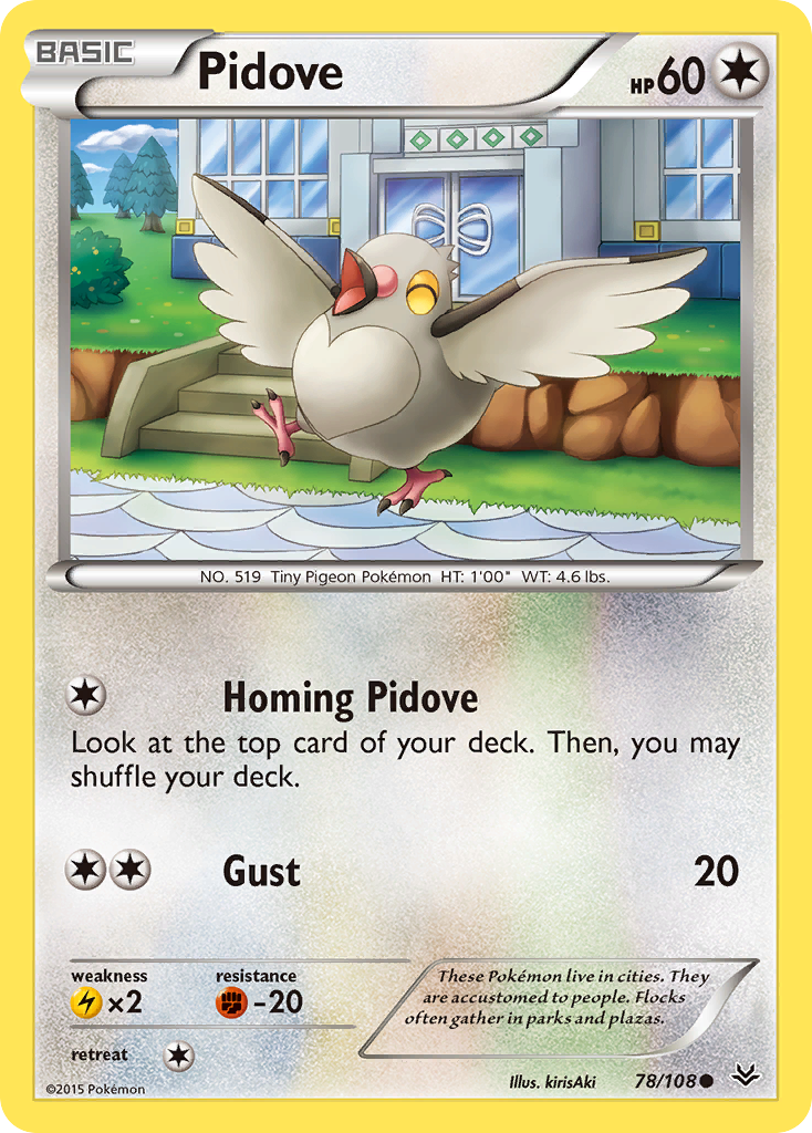 Pidove (78/108) [XY: Roaring Skies] | Chromatic Games