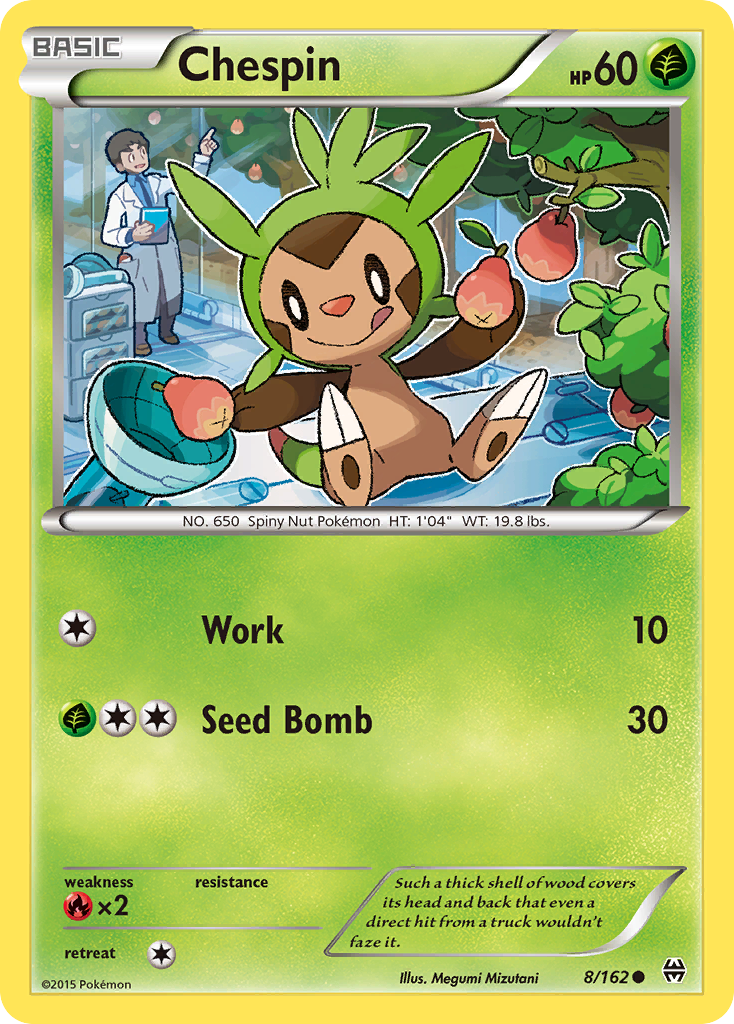 Chespin (8/162) [XY: BREAKthrough] | Chromatic Games