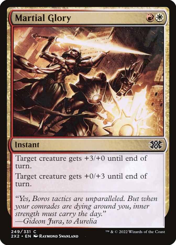 Martial Glory 249/331 (Double Masters 2022)  - Foil | Chromatic Games