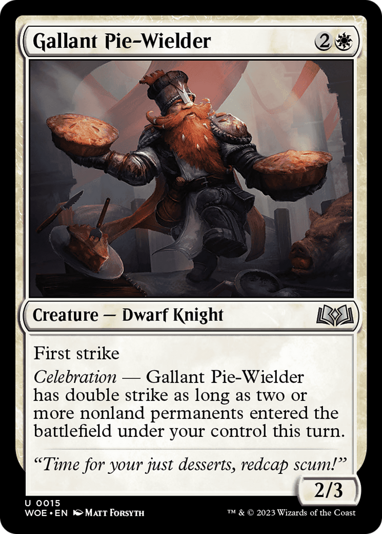 Gallant Pie-Wielder [Wilds of Eldraine] | Chromatic Games