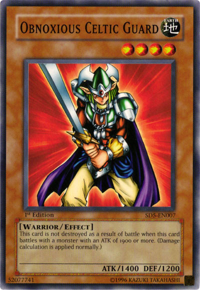 Obnoxious Celtic Guardian [SD5-EN007] Common | Chromatic Games