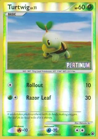 Turtwig (77/100) [Burger King Promos: 2009 Collection] | Chromatic Games