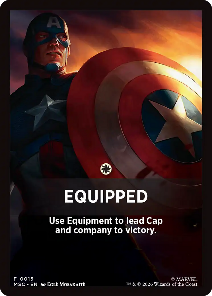 Equipped Theme Card [Marvel Super Heroes Commander] | Chromatic Games